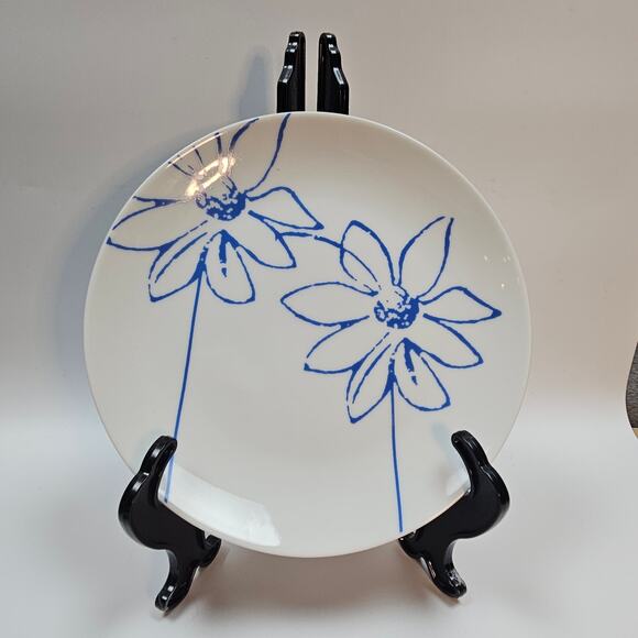 Rosanna Imports Set Four Dessert Plates Sausalito New in Round Original Box - Picture 7 of 7